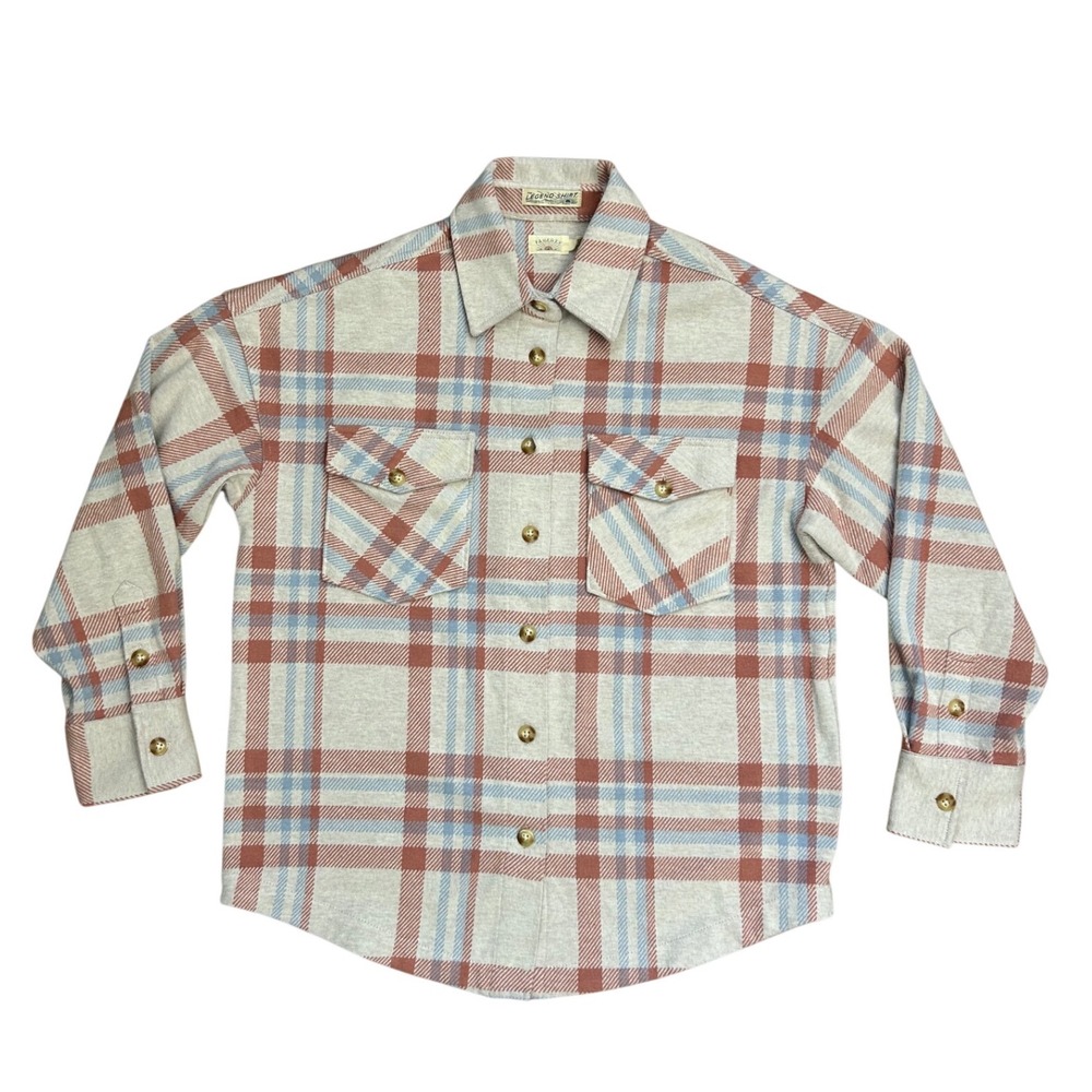 Faherty The Legend Shirt mens Small Plaid Knit Button Down Western Preppy